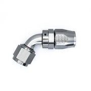 DeatschWerks 10AN Female Swivel 60-Degree Hose End CPE - Anodized Titanium DeatschWerks Fittings