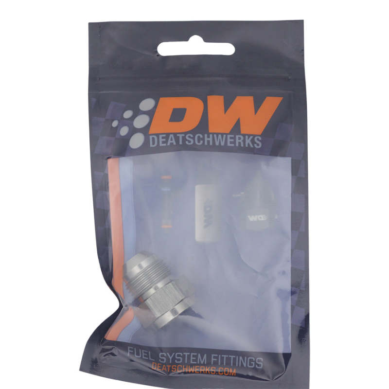 DeatschWerks 6AN Female Flare to 8AN Male Flare Expander - Anodized DW Titanium DeatschWerks Fittings