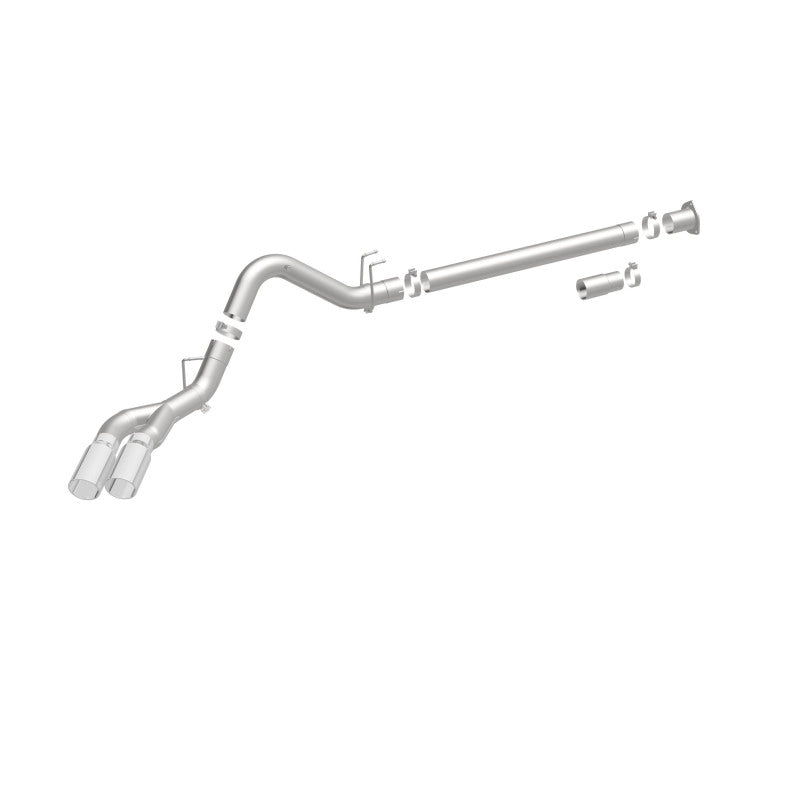 MagnaFlow 08-17 Ford F-250/F-350/F-450 4.6L/6.7 DPF-Back SS 4in Dual Single Passenger Side Rear Exit Magnaflow DPF Back