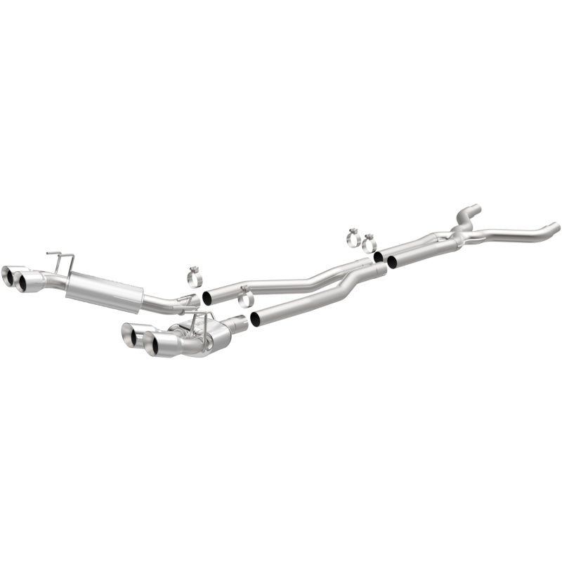 MagnaFlow 13 Chevy Camaro V8 6.2L S/C Quad Split Rear Exit Cat Back Perf Exhaust Magnaflow Catback