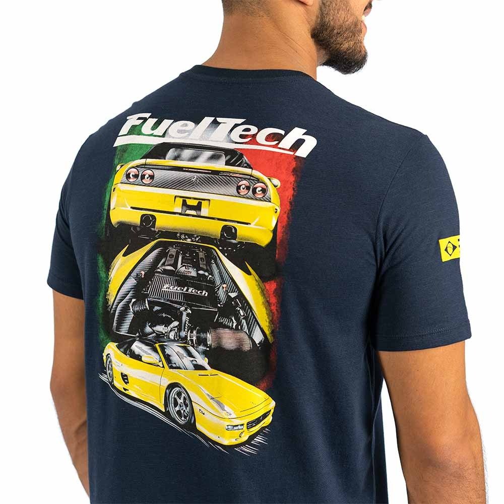 F355 Turbo T-Shirt by Anderson Dick FUEL TECH Autoparts
