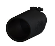 MBRP Universal Tip 4in O.D. Angled Rolled End 2.5in inlet 12in length Black MBRP Tips