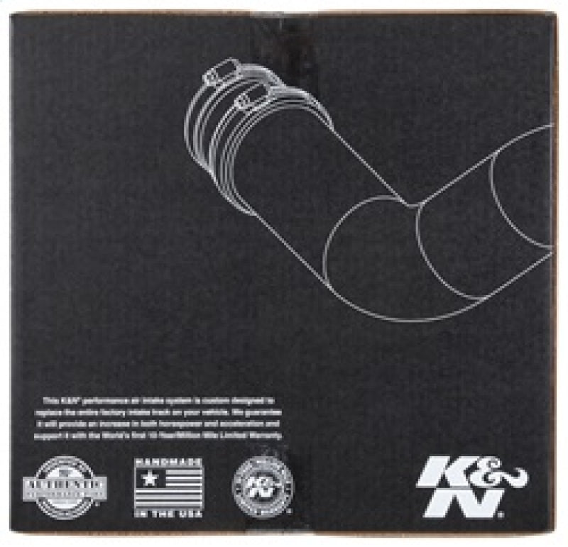 K&N 15-17 Ford Mustang 3.7L V6 F/I Performance Intake Kit K&N Engineering Cold Air Intakes