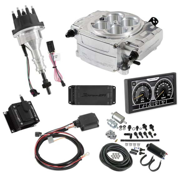 Sniper 2 EFI Bundle with HyperSpark Ignition System 550-510-5PK-SBF HOLLEY Autoparts