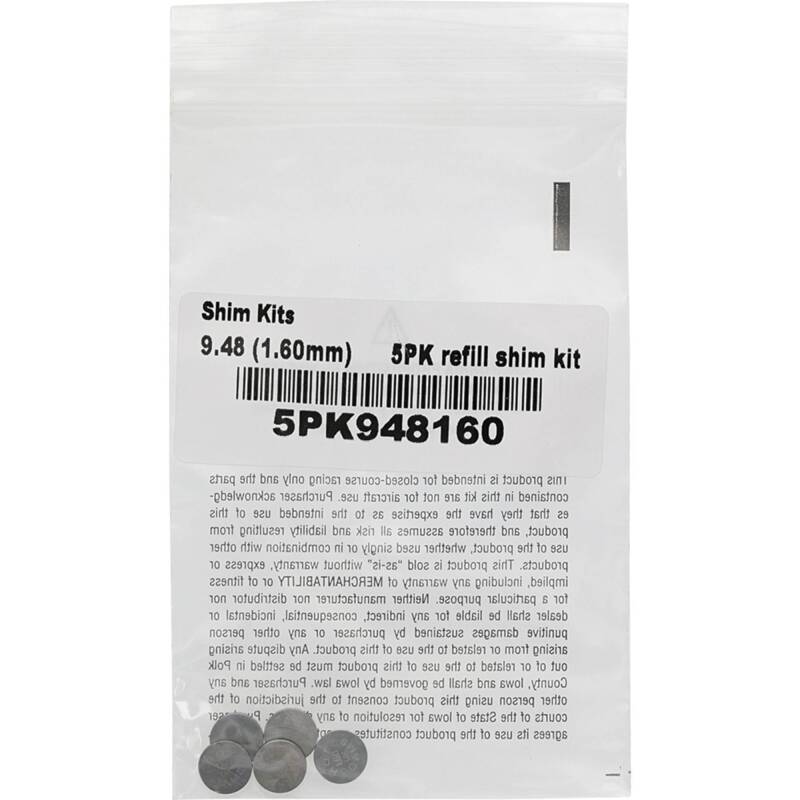 Hot Cams 04-08 400 DVX/02-16 CRF 450 R 1.600mm Shim Kit - 5 Pack Hot Cams Valves