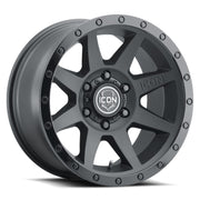 ICON Rebound 17x8.5 6x135 6mm Offset 5in BS 87.1mm Bore Double Black Wheel ICON Wheels - Cast