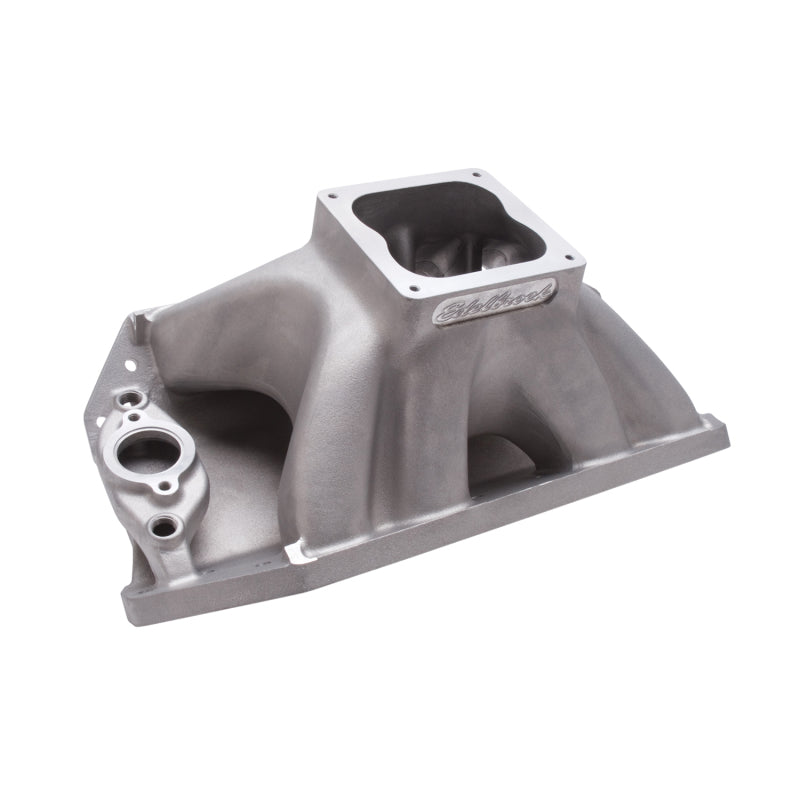 Edelbrock Manifold Big Victor II BBC w/ Edelbrock Profiler or Dart Big Chief Heads Dominator Flange Edelbrock Intake Manifolds