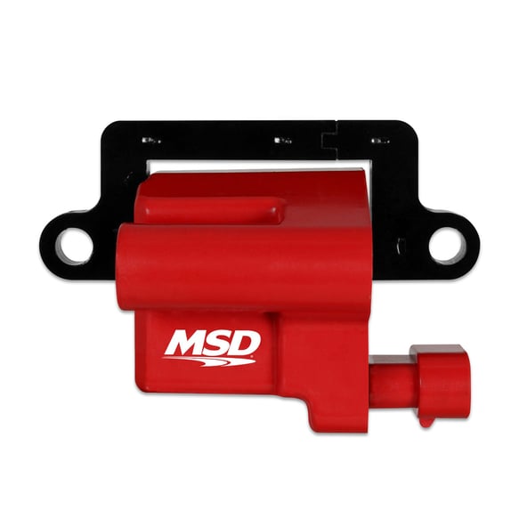 MSD Ignition Coil - GM LS Blaster Series - L-Series Truck Engine - Red 8264 MSD Autoparts