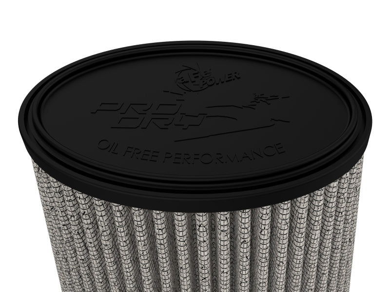aFe Magnum (3x4-3/4)in Flange ID x (4x5-3/4)in Base x (2-1/2x4-1/4) FLOW Pro DRY S Air Filter (Pair) aFe Air Filters - Universal Fit