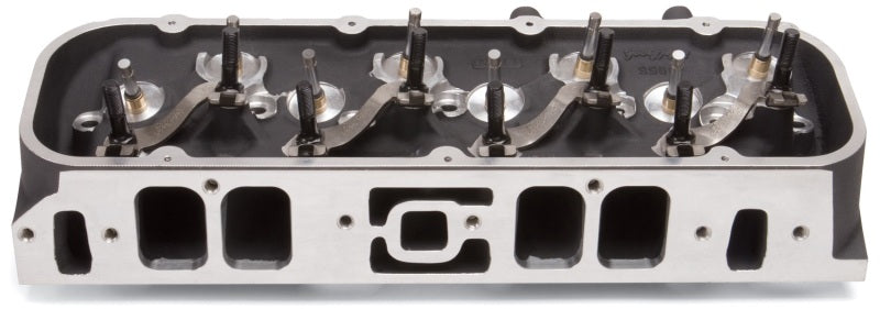 Edelbrock Single Marine BBC Rect Port Head w/ Valves Edelbrock Heads