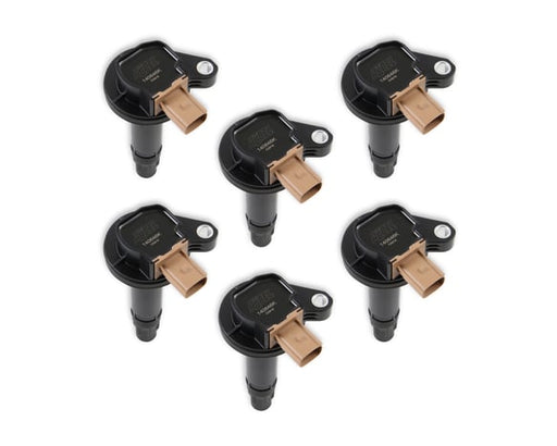 Ignition Coil - SuperCoil-2010-2016 Ford EcoBoost 3.5L V6- 6-Pack (3-Pin)- Black 140646K-6 ACCEL Autoparts