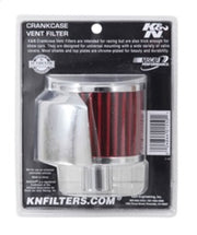 K&N 1.00in Flange ID x 3in OD x 2.5in Height Vent Filter K&N Engineering Air Filters - Universal Fit