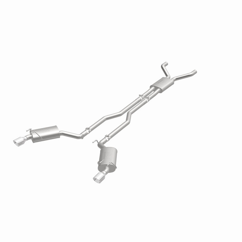MagnaFlow Cat-Back Stainless Dual Split Rear Exit 4in Polished Tips 11-15 Chevy Camaro 3.6L V6 Magnaflow Catback