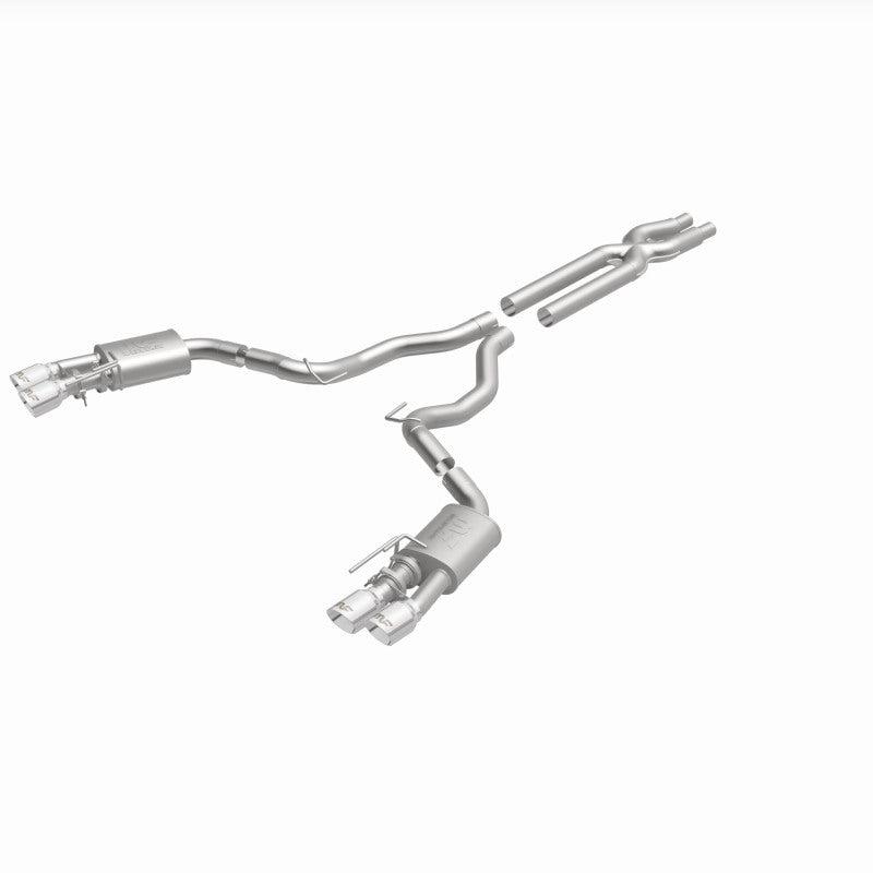 MagnaFlow SYS Cat-Back 2018 Ford Mustang GT 5.0L Competition Dual Exit Polished 4in Tips