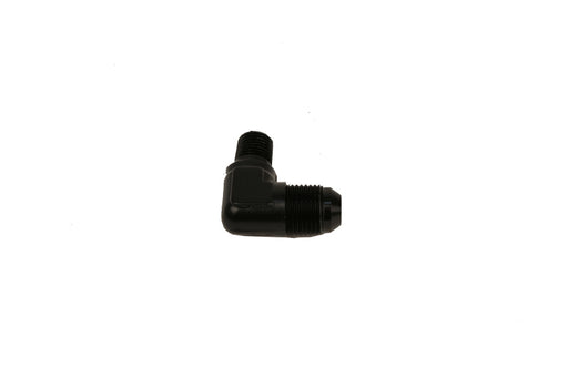 Aeromotive Fitting Elbow 1/4in-MNPT to AN-08 90-Deg Black Aeromotive Fittings