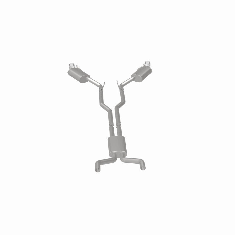 MagnaFlow Cat-Back Stainless Dual Split Rear Exit 4in Polished Tips 11-15 Chevy Camaro 3.6L V6 Magnaflow Catback