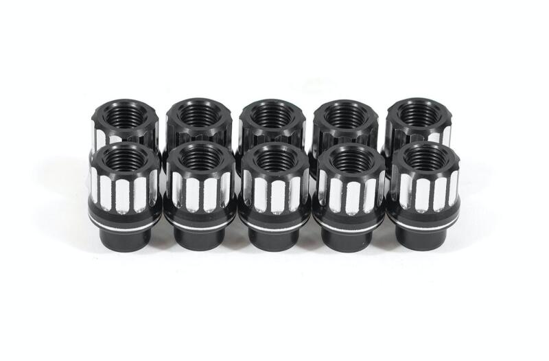 BMR 05-14 Ford Mustang Lug Nut Kit 5/8-18 RH Flange 12-pt Aluminum Set of 10 BMR Suspension Lug Nuts