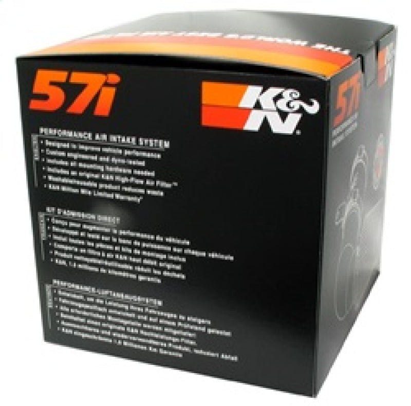K&N 05-10 Fiat Grand Punto 1.2L/1.4L / 07-11 Fiat 500 / 10-12 Punto EVO 1.2L/1.4L Perf Intake Kit K&N Engineering Cold Air Intakes