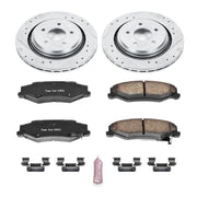 Power Stop 06-09 Cadillac XLR Rear Z23 Evolution Sport Brake Kit PowerStop Brake Kits - Performance D&S