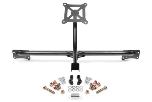 BMR 2015-2019 Ford Mustang Bolt-On Parachute Mount - Black Hammertone BMR Suspension Brackets
