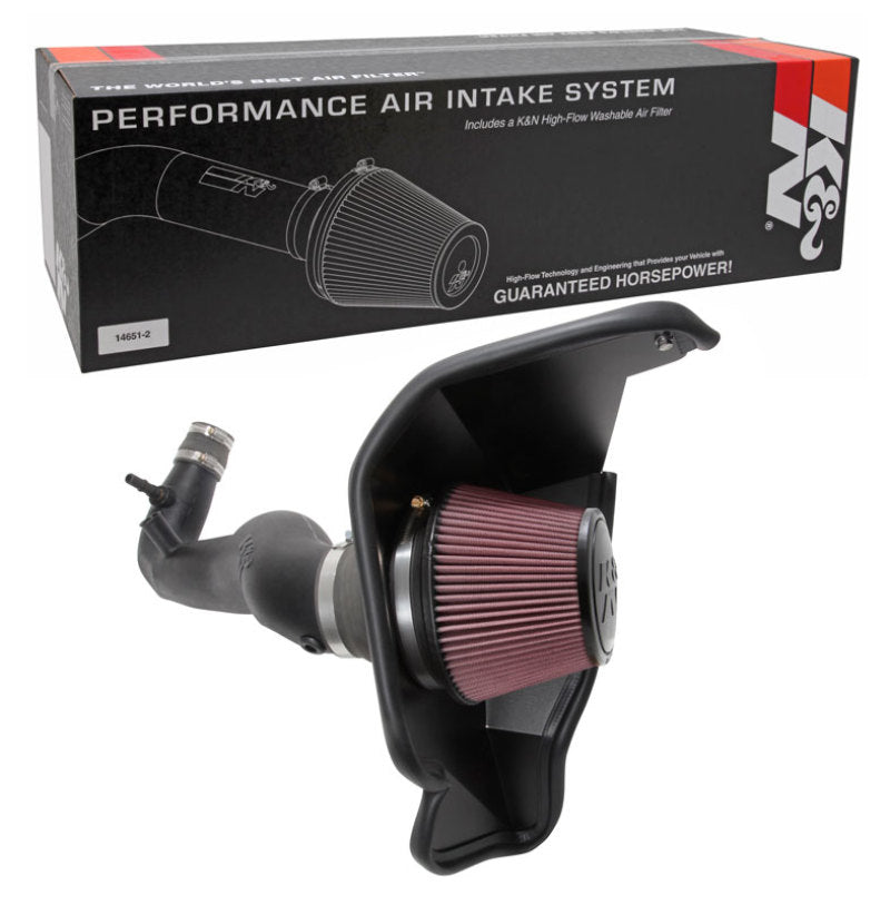 K&N 2018 Ford Mustang L4-2.3L F/I AirCharger Performance Intake K&N Engineering Cold Air Intakes