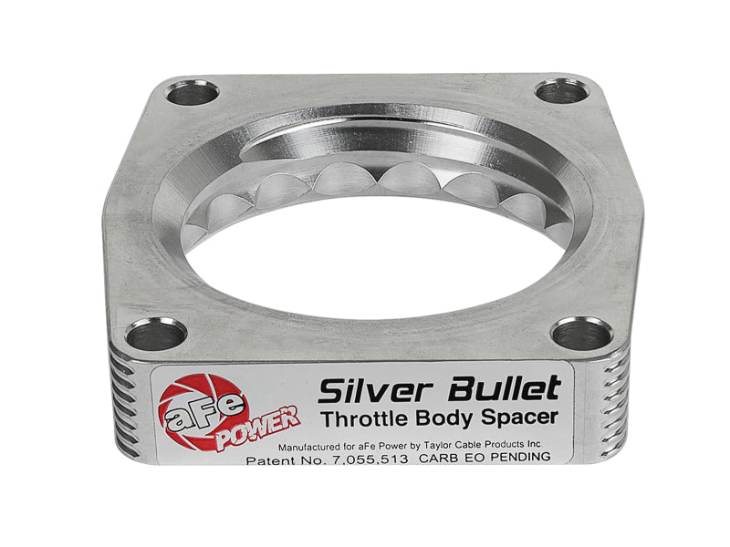aFe Silver Bullet Throttle Body Spacer TBS 17-19 Nissan Patrol (Y61) I6-4.8L aFe Throttle Body Spacers