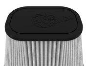 aFe Track Series Intake Pro DRY S Air Filter (6-1/8x4-1/8)IN F x(9-1/4x7-1/4)IN B x(6x4)IN Tx7-1/8IN aFe Air Filters - Universal Fit