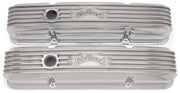 Edelbrock Valve Cover Classic Series Chevrolet 1959-1986 262-400 CI V8 Polshed Edelbrock Valve Covers