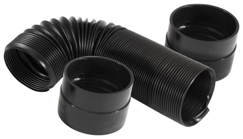 Spectre Air Duct Hose Kit 3in. - Black Spectre Air Intake Components