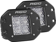 Rigid Industries Dually - Flush Mount - 60 Deg. Lens - Set of 2 Rigid Industries Light Bars & Cubes