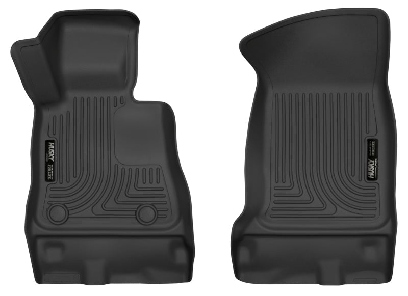 Husky Liners 2016+ Chevrolet Camaro X-Act Contour Black Front Floor Liners Husky Liners Floor Mats - Rubber