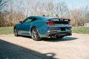 Corsa 24-25 Ford Mustang Dark Horse 5.0L 3in Dual Rear Cat-Back w/Twin 4.5in Black PVD Straight Tips CORSA Performance Catback