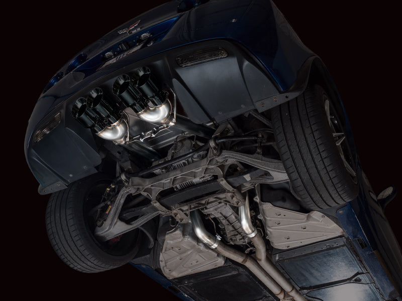 AWE Tuning C6 Chevrolet Corvette Z06/ZR1 Touring Edition Axle-Back Exhaust w/ Diamond Black Tips AWE Tuning Axle Back