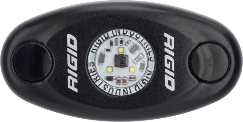 Rigid Industries A-Series Light - Black - High Strength - Amber Rigid Industries Light Bars & Cubes