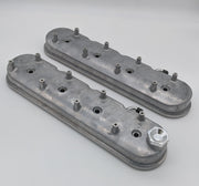 Granatelli 96-22 GM LS Tall Valve Cover w/Integral Angled Coil Mounts - Cast Finish Granatelli Motor Sports Valve Covers