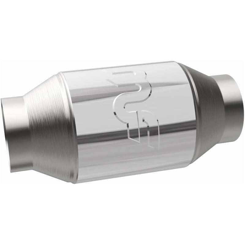 MagnaFlow Premium High Flow Metallic Converter 4in OD - 2.5in In / 2.5in Out Magnaflow Catalytic Converter Universal