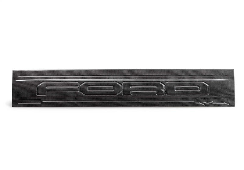 Ford Racing 21-24 Ford F150 Raptor Carbon Fiber Tailgate Panel - Gloss Ford Racing Spoilers