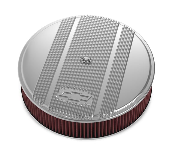Vintage Series GM Licensed Air Cleaner - Polished 120-174 HOLLEY Autoparts