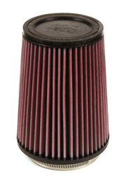 K&N Filter Universal Rubber Filter 4 inch Flange 5 3/8 inch Base 4 3/8 inch Top 7 inch Height K&N Engineering Air Filters - Universal Fit