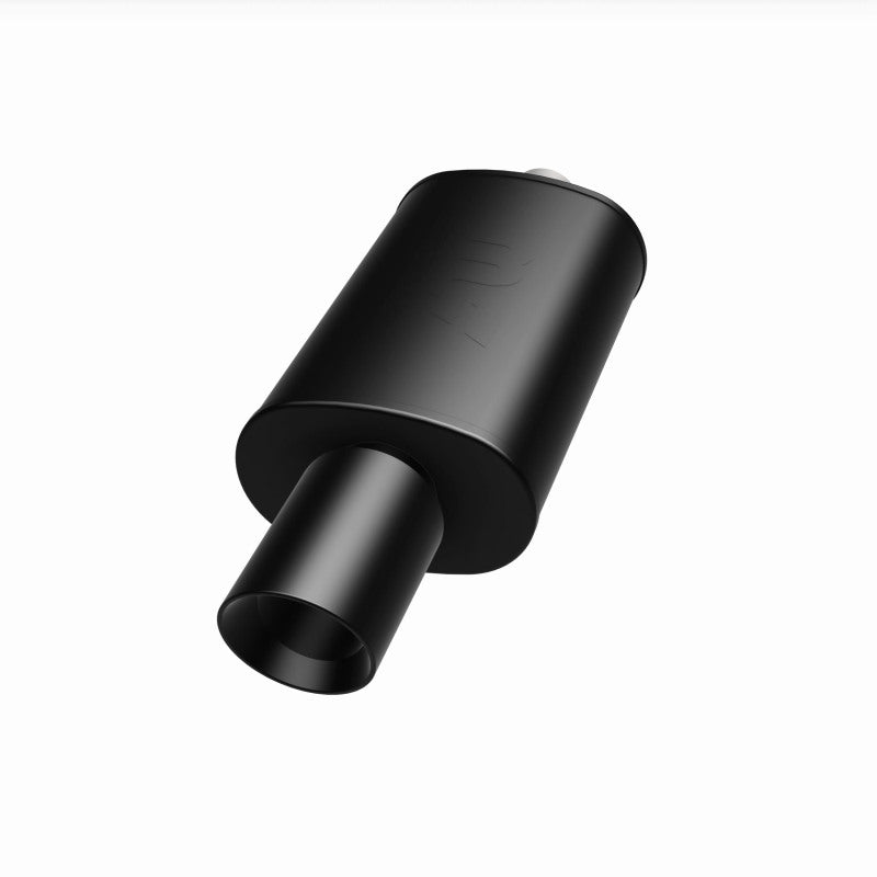 MagnaFlow Muffler with Tip Mag Blk 14x5x8 2.25/4 Magnaflow Muffler