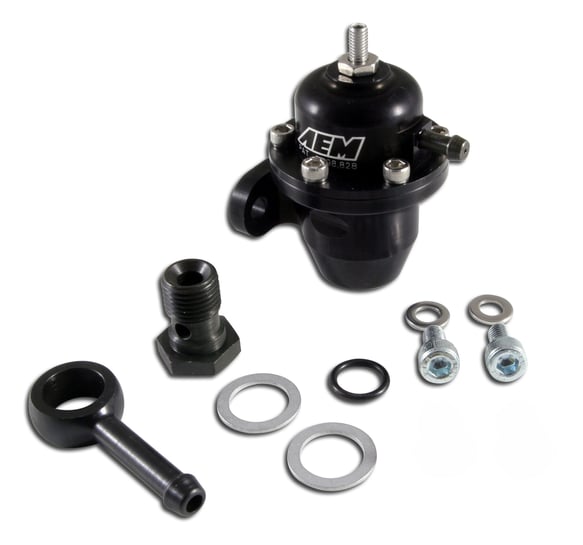 AEM Adjustable Fuel Pressure Regulator 25-303BK AEM Autoparts