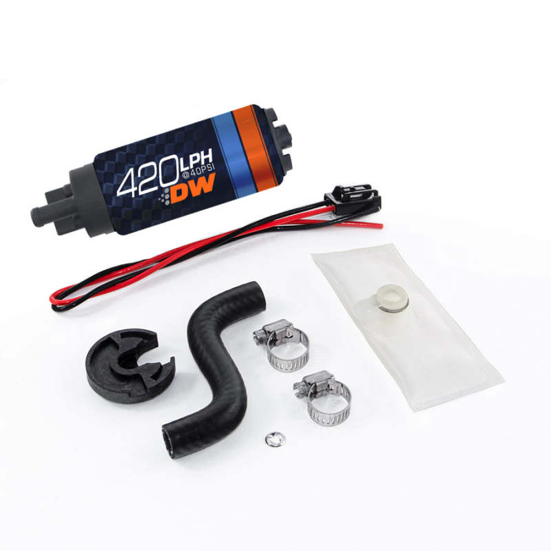 DeatschWerks DW420 Series 420lph In-Tank Fuel Pump w/ Install Kit For 85-97 Ford Mustang