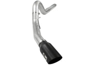aFe Atlas 5in DPF-Back Aluminized Steel Exh Sys, Ford Diesel Trucks 08-10 V8-6.4L (td) Black tip aFe DPF Back