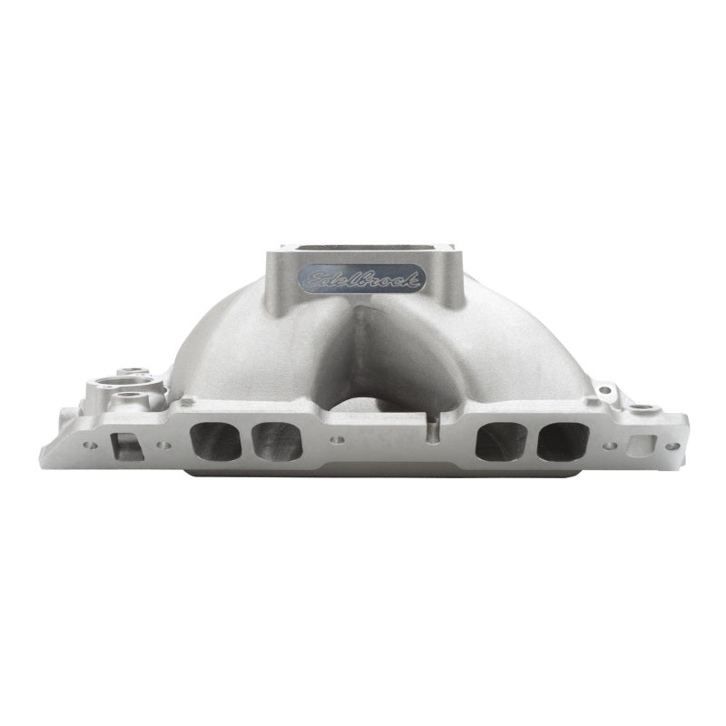 Edelbrock Manifold Chevy BB 9 8 Deck (Short) Super Victor 565 Thick Flange Rect Port Heads Edelbrock Intake Manifolds