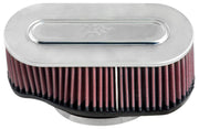 K&N Marine Engine Flame Arrestor 8.625in Base O/S Length / 4.5in Base O/S Width / 3.25in Height K&N Engineering Air Filters - Drop In
