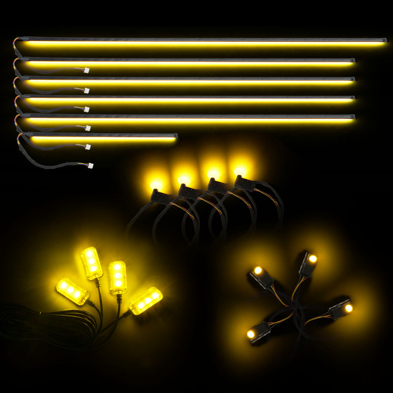 Oracle Lighting Dynamic Colorshift 18 Piece Universal Full LED Interior Dash Board Kit ORACLE Lighting Light Strip LED