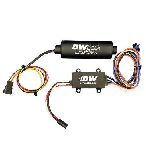DeatschWerks DW650iL Series 650LPH In-Line External Fuel Pump w/ PWM Controller DeatschWerks Fuel Pumps