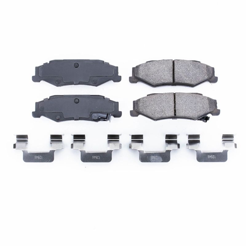 Power Stop 04-09 Cadillac XLR Rear Z17 Evolution Ceramic Brake Pads w/Hardware PowerStop Brake Pads - OE