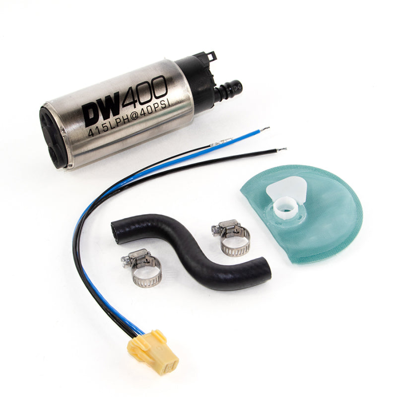 DeatschWerks 415LPH DW400 In-Tank Fuel Pump w/ 9-1044 Install Kit 85-97 Ford Mustang Cobra DeatschWerks Fuel Pumps
