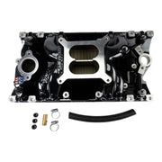 Edelbrock RPM Air-Gap Manifold for Small-Block Chevy Vortec - Black Plasma Finish Edelbrock Intake Manifolds